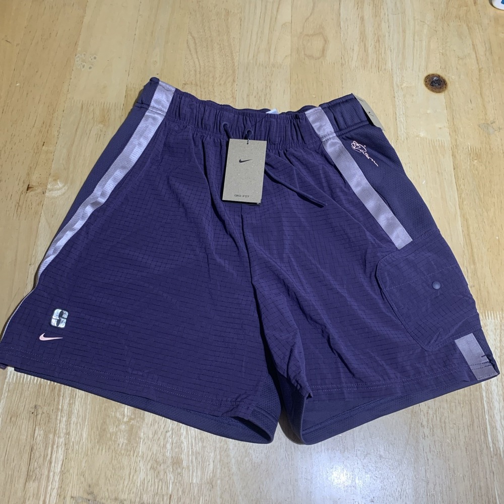 Nike Women's‎ M Purple Sabrina Signature Loose Fit Basketball Shorts FV3189-573